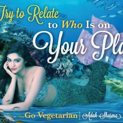 ‘Mermaid’ Adah Sharma in Vegetarian Ad