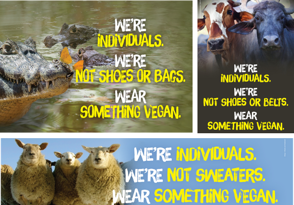 New PETA India Billboards Ask Shoppers to Ditch Wool, Leather, and Exotic Skins